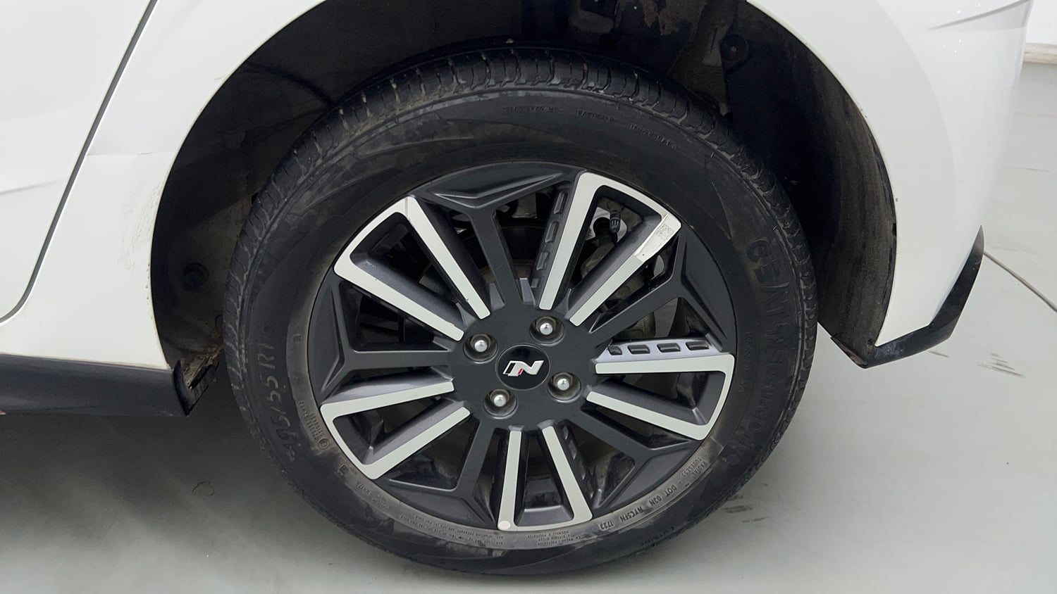 Used 2023 Hyundai i20 N Line N8 1.0 Turbo iMT Petrol Manual tyres LEFT REAR TYRE RIM VIEW