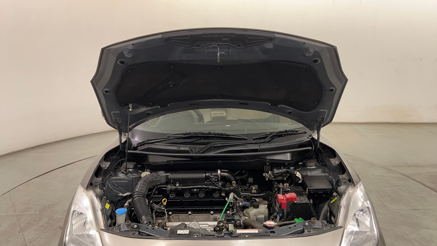 Used 2021 Maruti Suzuki Dzire ZXi AGS Petrol Automatic engine ENGINE & BONNET OPEN FRONT VIEW