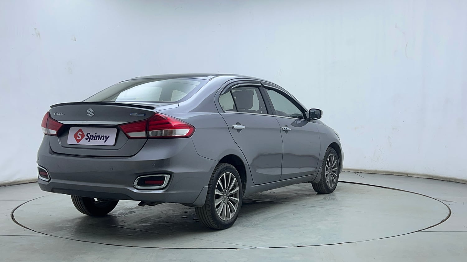 Used 2021 Maruti Suzuki Ciaz Alpha 1.5 Petrol Manual exterior RIGHT REAR CORNER VIEW