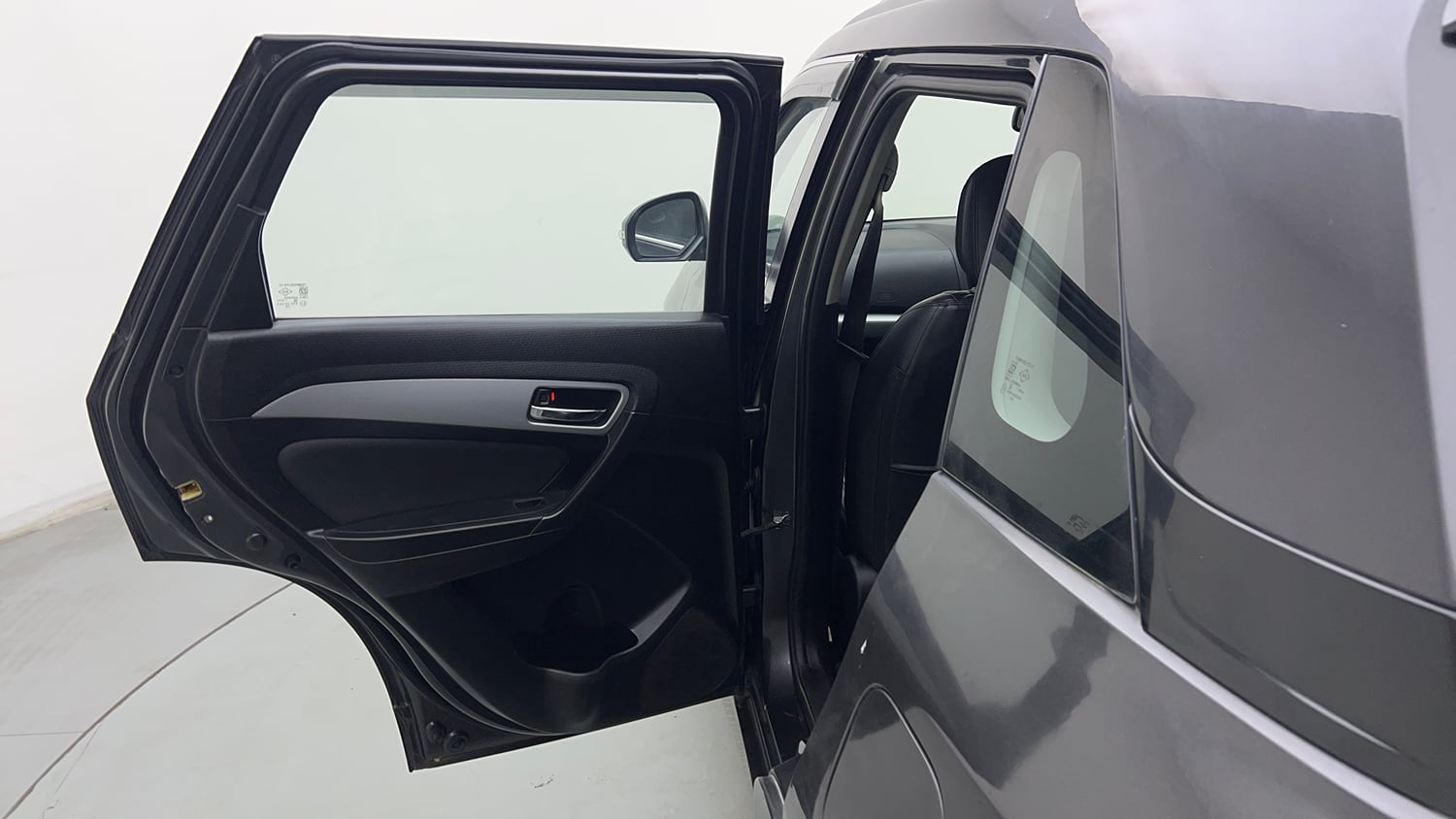 Used 2021 Maruti Suzuki Vitara Brezza ZXi Plus AT SHVS Petrol Automatic interior LEFT REAR DOOR OPEN VIEW