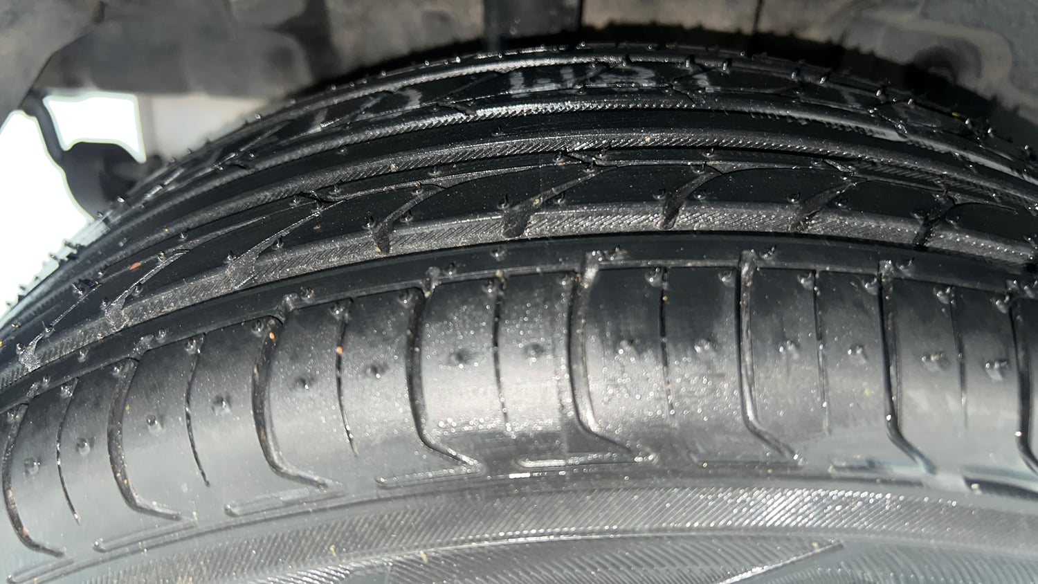 Used 2023 Tata Tigor XZ CNG Cng Manual tyres RIGHT REAR TYRE TREAD VIEW