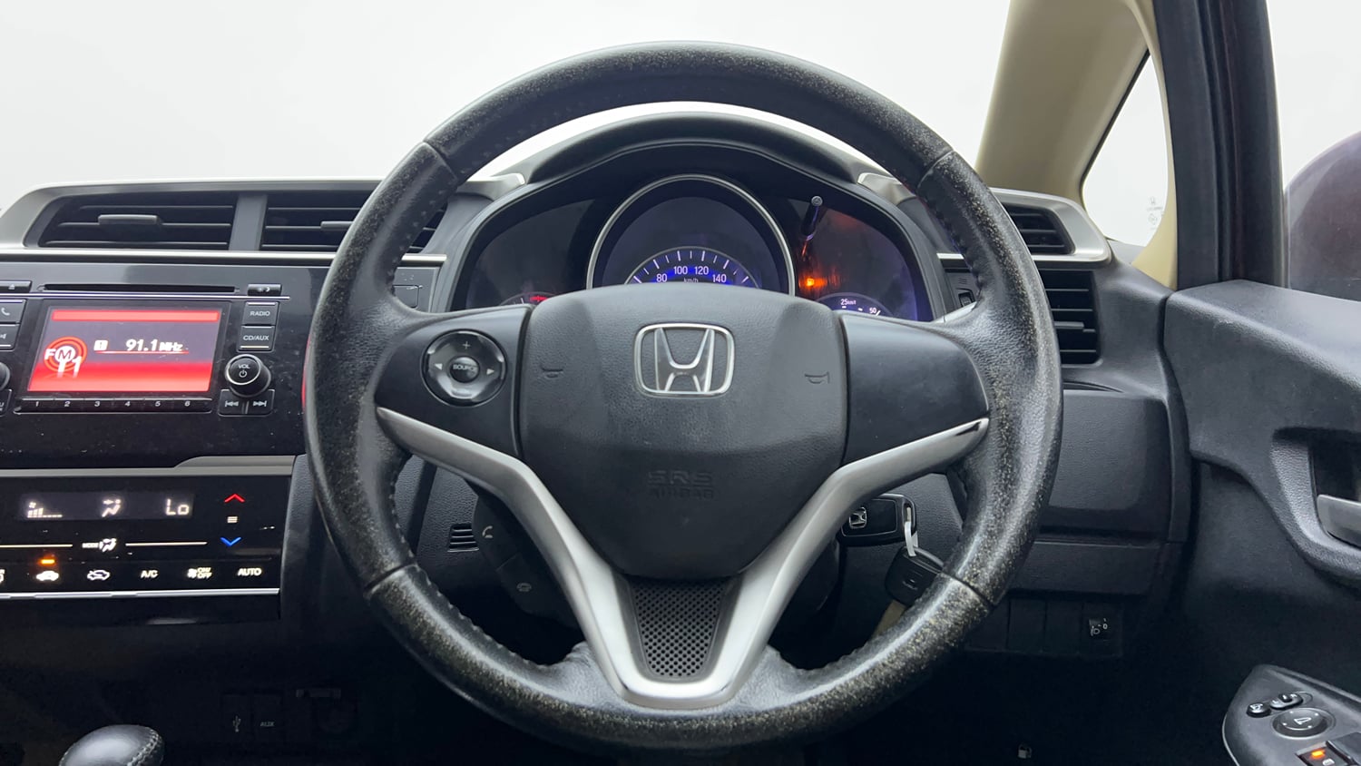 Used 2016 Honda Jazz V AT Petrol Petrol Automatic interior STEERING VIEW