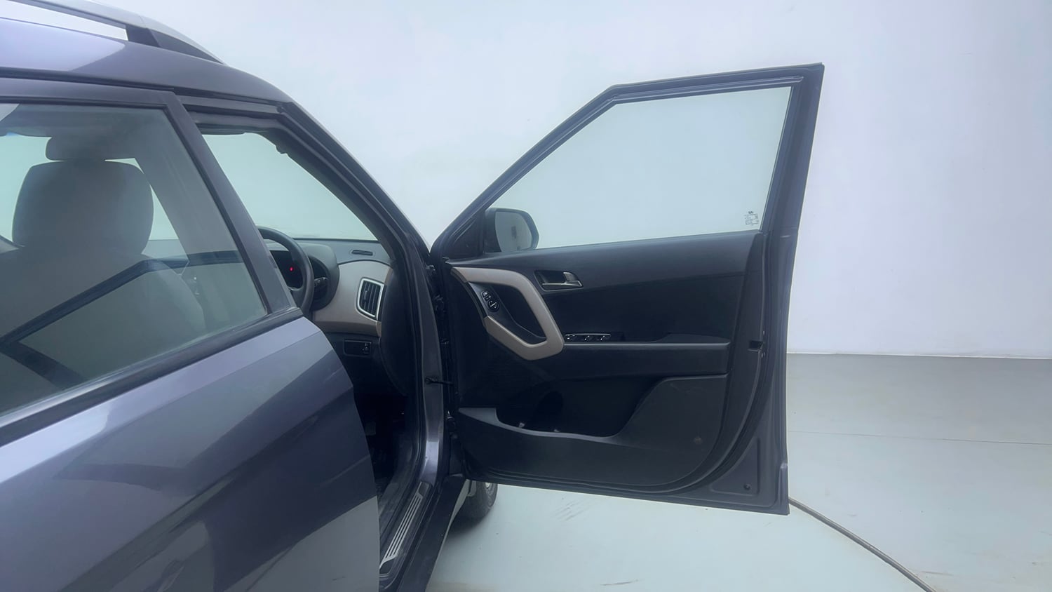 Used 2016 Hyundai Creta 1.6 SX Plus Petrol Petrol Manual interior RIGHT FRONT DOOR OPEN VIEW
