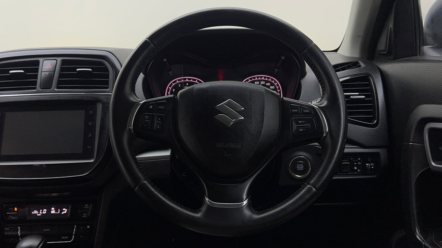Used 2021 Maruti Suzuki Vitara Brezza ZXi Plus AT SHVS Petrol Automatic interior STEERING VIEW