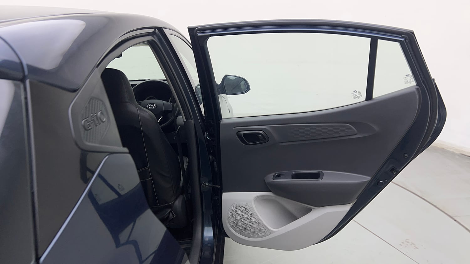 Used 2019 Hyundai Grand i10 Nios Magna AMT 1.2 Kappa VTVT Petrol Automatic interior RIGHT REAR DOOR OPEN VIEW
