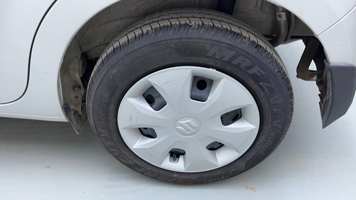 Used 2024 Maruti Suzuki Wagon R VXI 1.0 AGS Petrol Automatic tyres LEFT REAR TYRE RIM VIEW