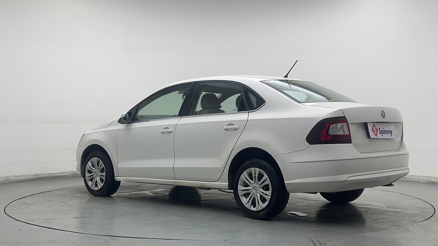 Used 2021 Skoda Rapid New Active 1.0 TSI AT Petrol Automatic exterior LEFT REAR CORNER VIEW