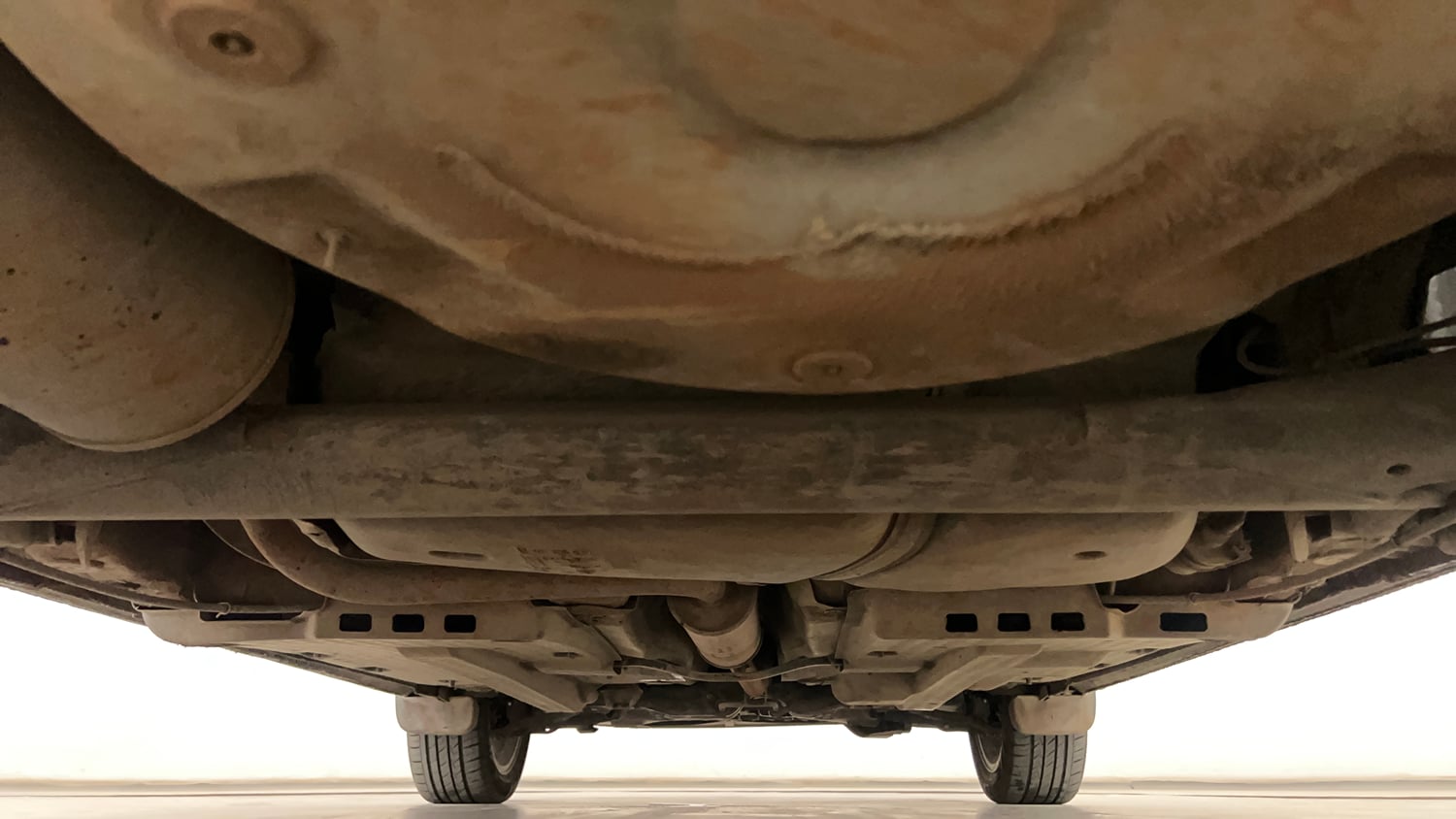 Used 2019 Volkswagen Polo Highline Plus 1.0 (P) 16 Alloy Petrol Manual extra REAR UNDERBODY VIEW (TAKEN FROM REAR)