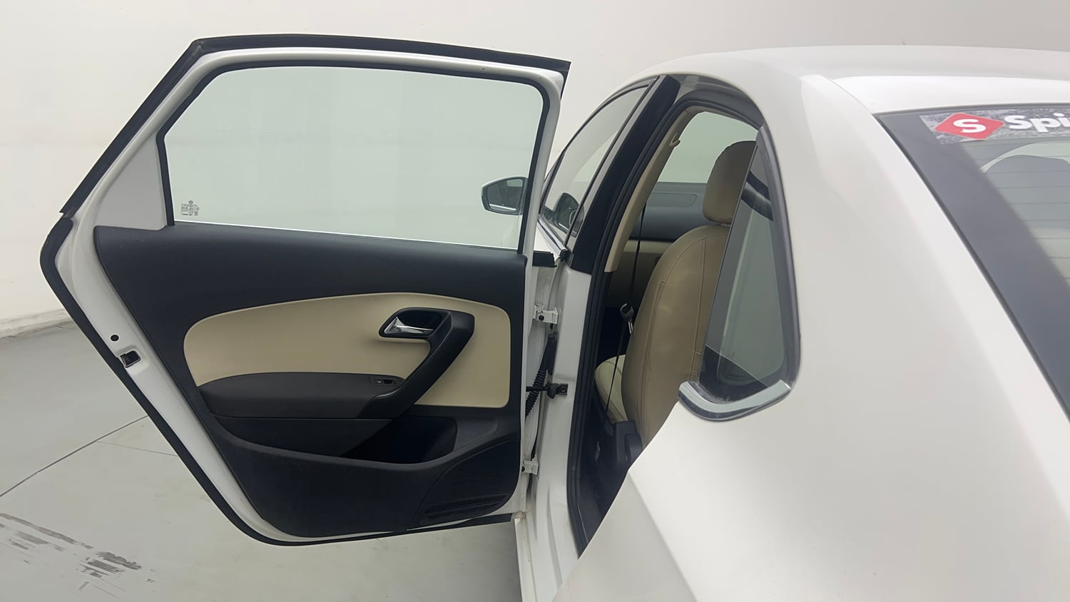 Used 2021 Skoda Rapid New Active 1.0 TSI AT Petrol Automatic interior LEFT REAR DOOR OPEN VIEW