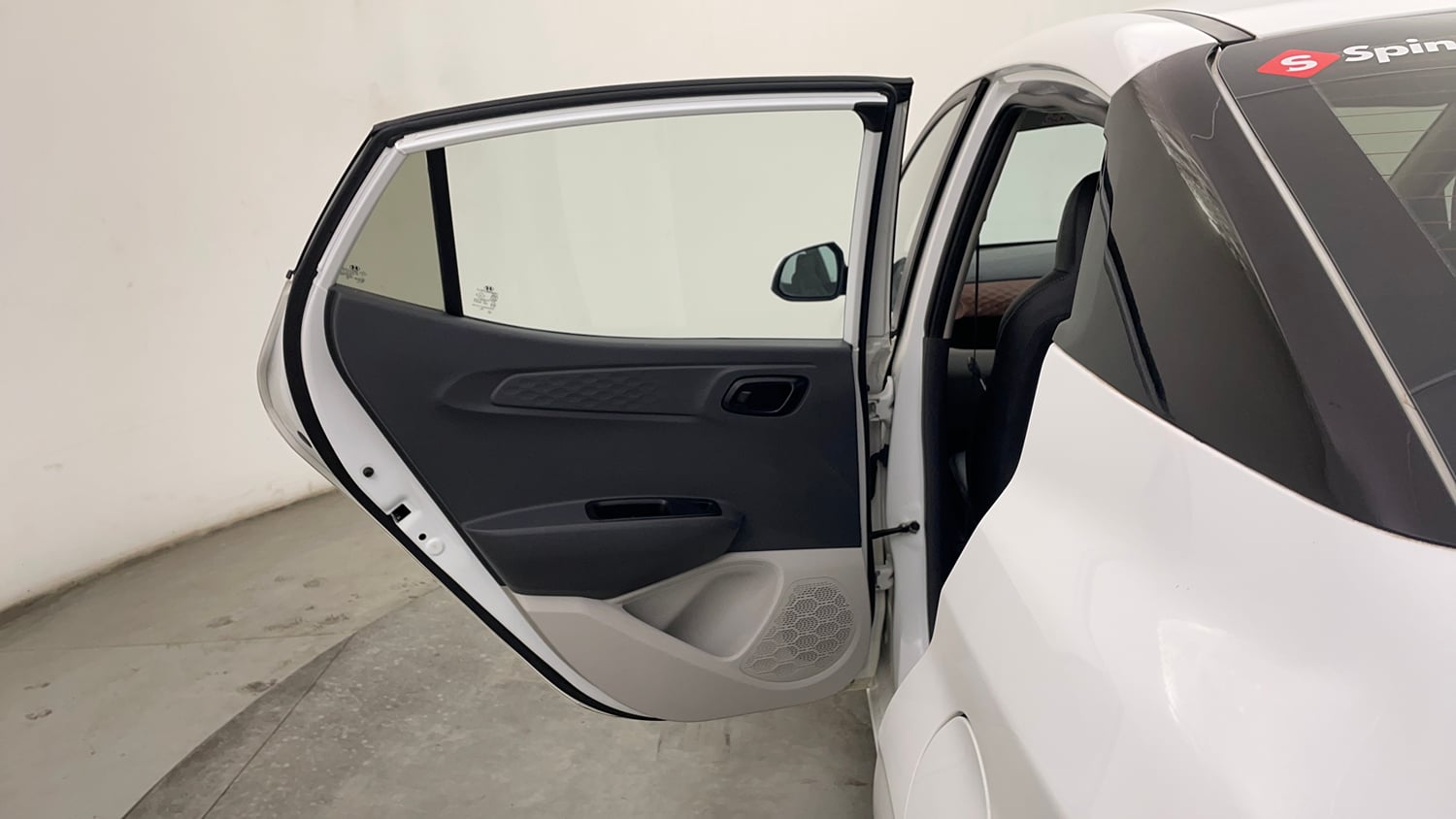 Used 2022 Hyundai Aura S 1.2 CNG Cng Manual interior LEFT REAR DOOR OPEN VIEW