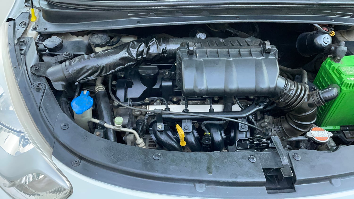 Used 2012 Hyundai i10 Sportz 1.2 Kappa2 Petrol Manual engine ENGINE RIGHT SIDE VIEW