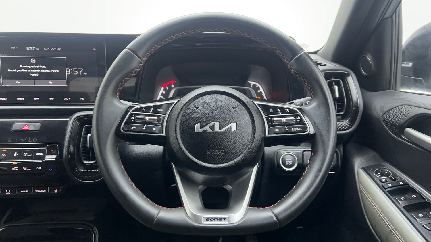 Used 2023 Kia Sonet X Line 1.0 DCT Petrol Automatic interior STEERING VIEW