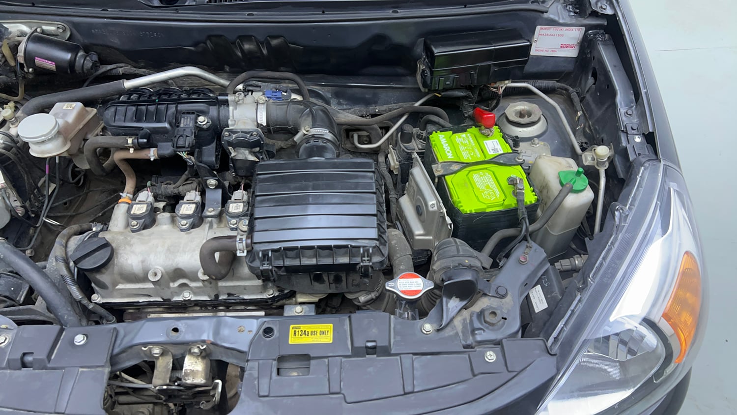 Used 2022 Maruti Suzuki Alto 800 LXi (O) Petrol Manual engine ENGINE LEFT SIDE VIEW