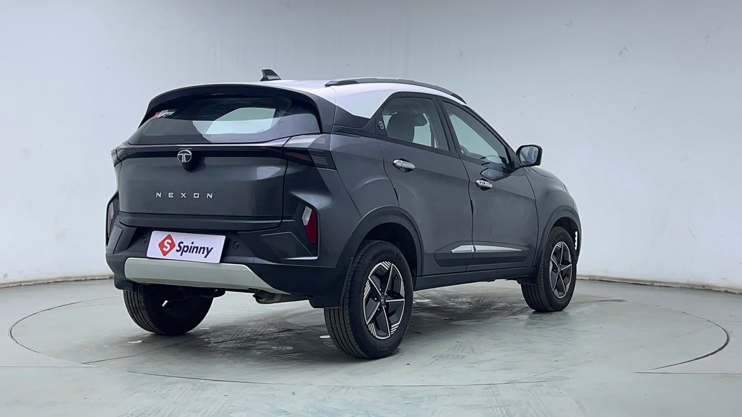 Used 2025 Tata Nexon Creative Plus 1.2 Revotron Petrol 7DCA DT Petrol Automatic exterior RIGHT REAR CORNER VIEW