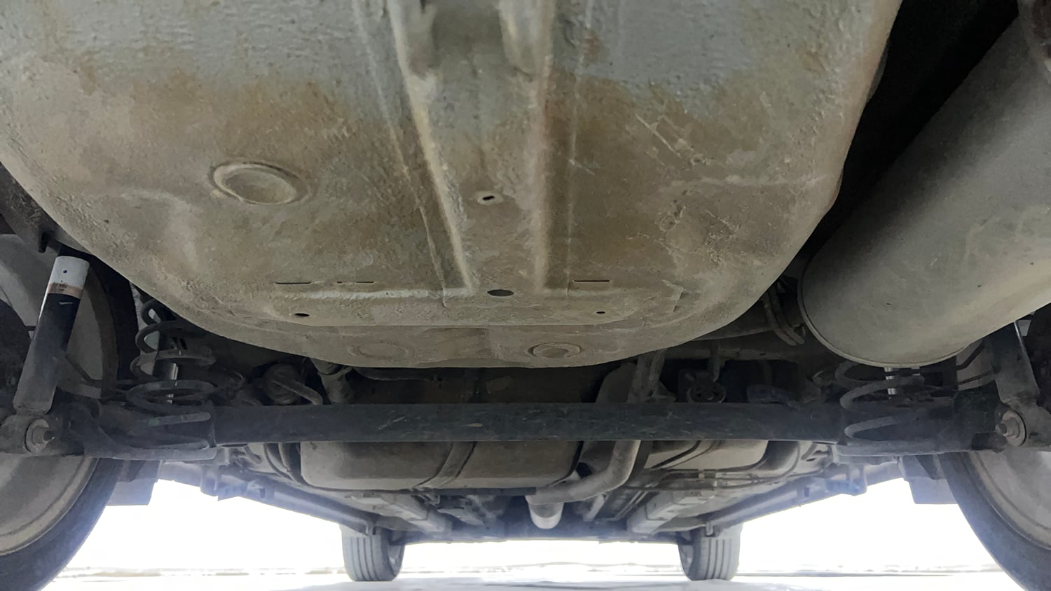Used 2021 Maruti Suzuki Ciaz Alpha 1.5 Petrol Manual extra REAR UNDERBODY VIEW (TAKEN FROM REAR)