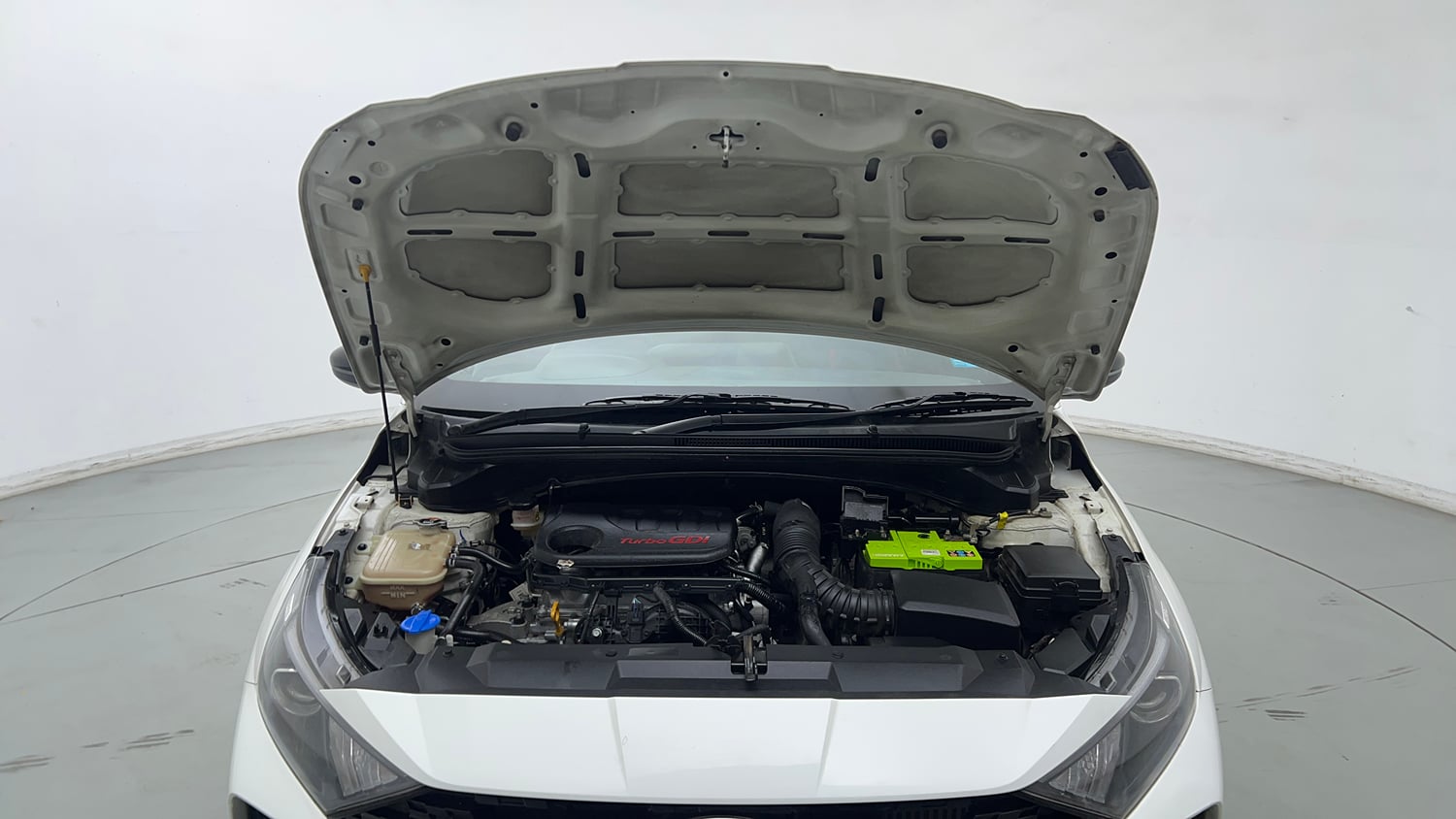 Used 2023 Hyundai i20 N Line N8 1.0 Turbo iMT Petrol Manual engine ENGINE & BONNET OPEN FRONT VIEW