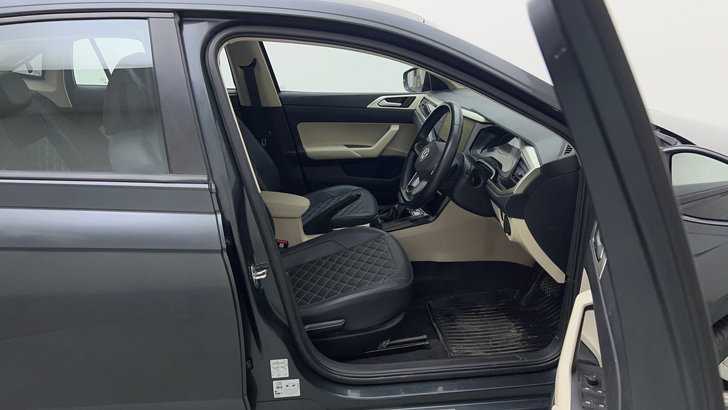 Used 2024 Volkswagen Virtus Highline 1.0 TSI AT Petrol Automatic interior RIGHT SIDE FRONT DOOR CABIN VIEW