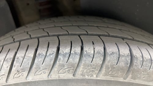 Used 2020 Kia Seltos GTX Plus AT 1.5 Diesel Diesel Automatic tyres RIGHT REAR TYRE TREAD VIEW