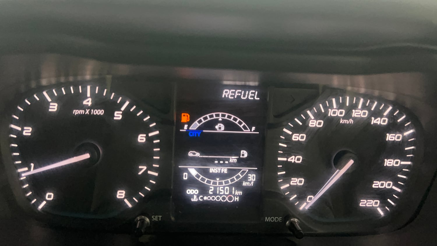 Used 2023 Tata Altroz XZ Diesel Diesel Manual interior CLUSTERMETER VIEW