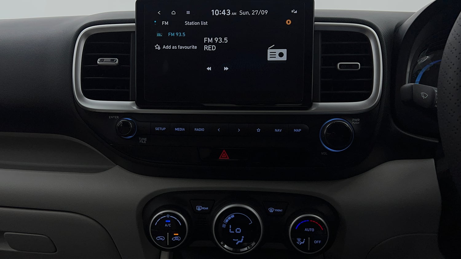 Used 2024 Hyundai Venue SX 1.2 Petrol Petrol Manual interior MUSIC SYSTEM & AC CONTROL VIEW