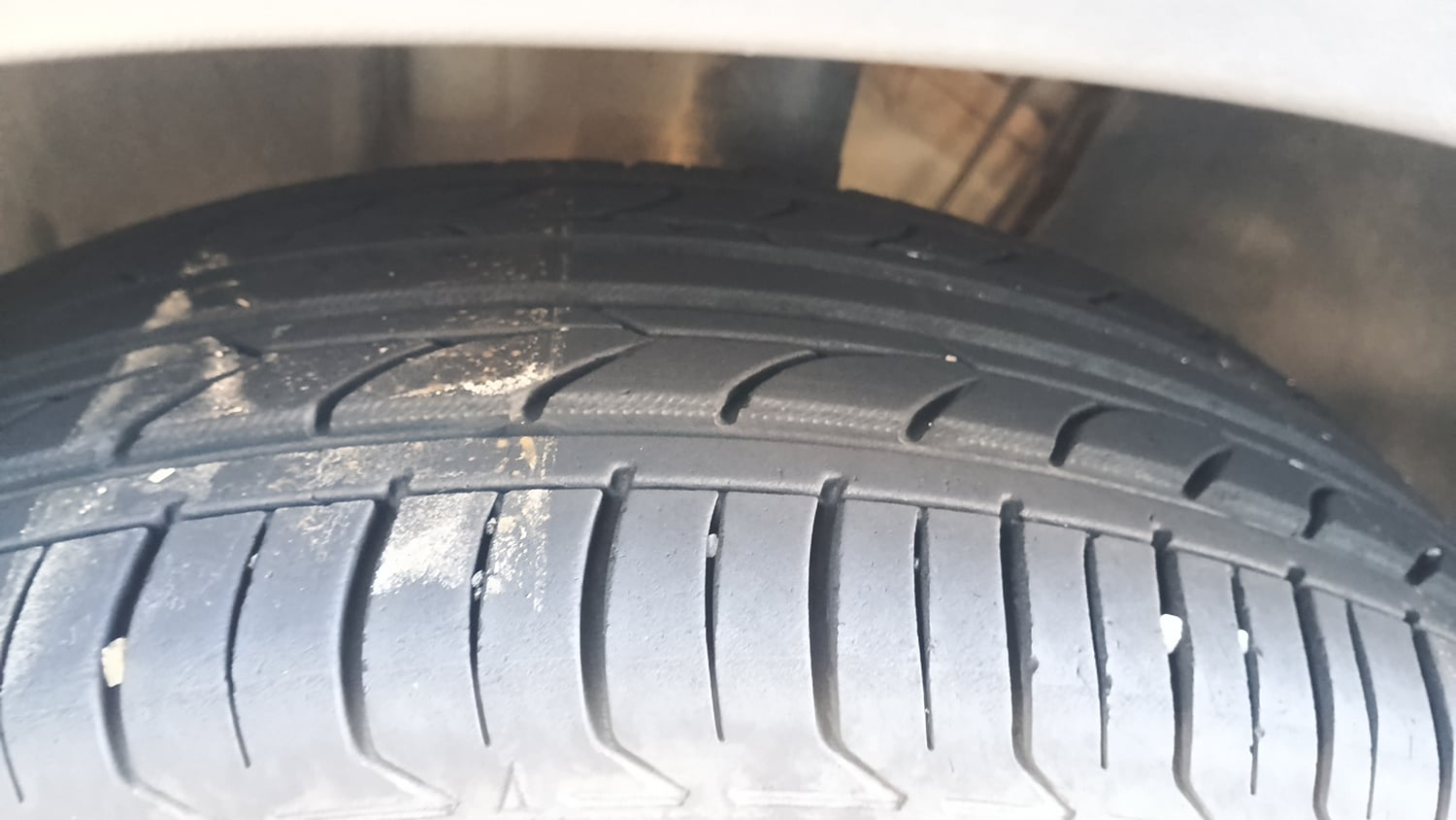 Used 2021 Skoda Kushaq Active 1.0 TSI MT Petrol Manual tyres LEFT FRONT TYRE TREAD VIEW