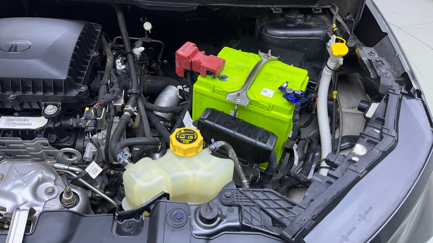 Used 2025 Tata Nexon Creative Plus 1.2 Revotron Petrol 7DCA DT Petrol Automatic engine ENGINE LEFT SIDE VIEW
