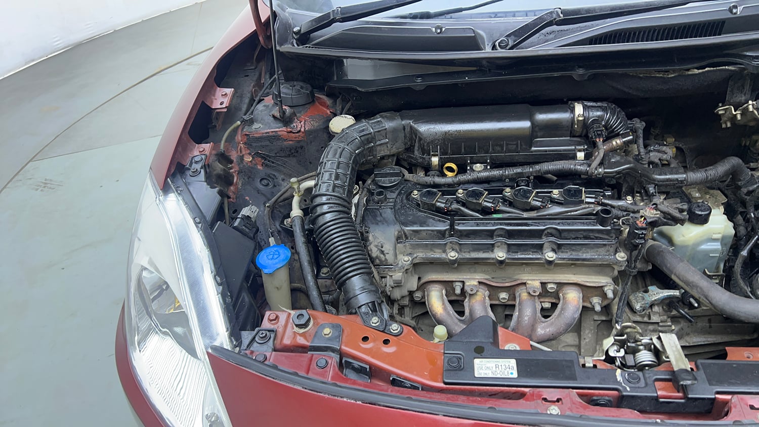 Used 2019 Maruti Suzuki Dzire VXi AMT Petrol Automatic engine ENGINE RIGHT SIDE VIEW