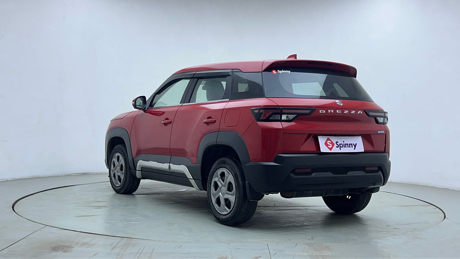 Used 2022 Maruti Suzuki Brezza Vxi AT Petrol Automatic exterior LEFT REAR CORNER VIEW
