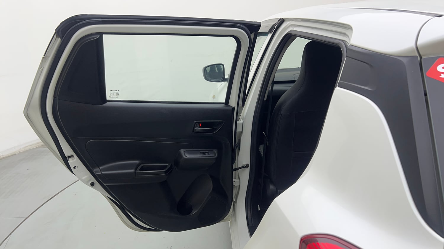 Used 2023 Maruti Suzuki Swift LXi Petrol Manual interior LEFT REAR DOOR OPEN VIEW