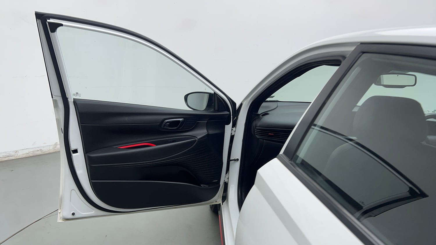 Used 2023 Hyundai i20 N Line N8 1.0 Turbo iMT Petrol Manual interior LEFT FRONT DOOR OPEN VIEW