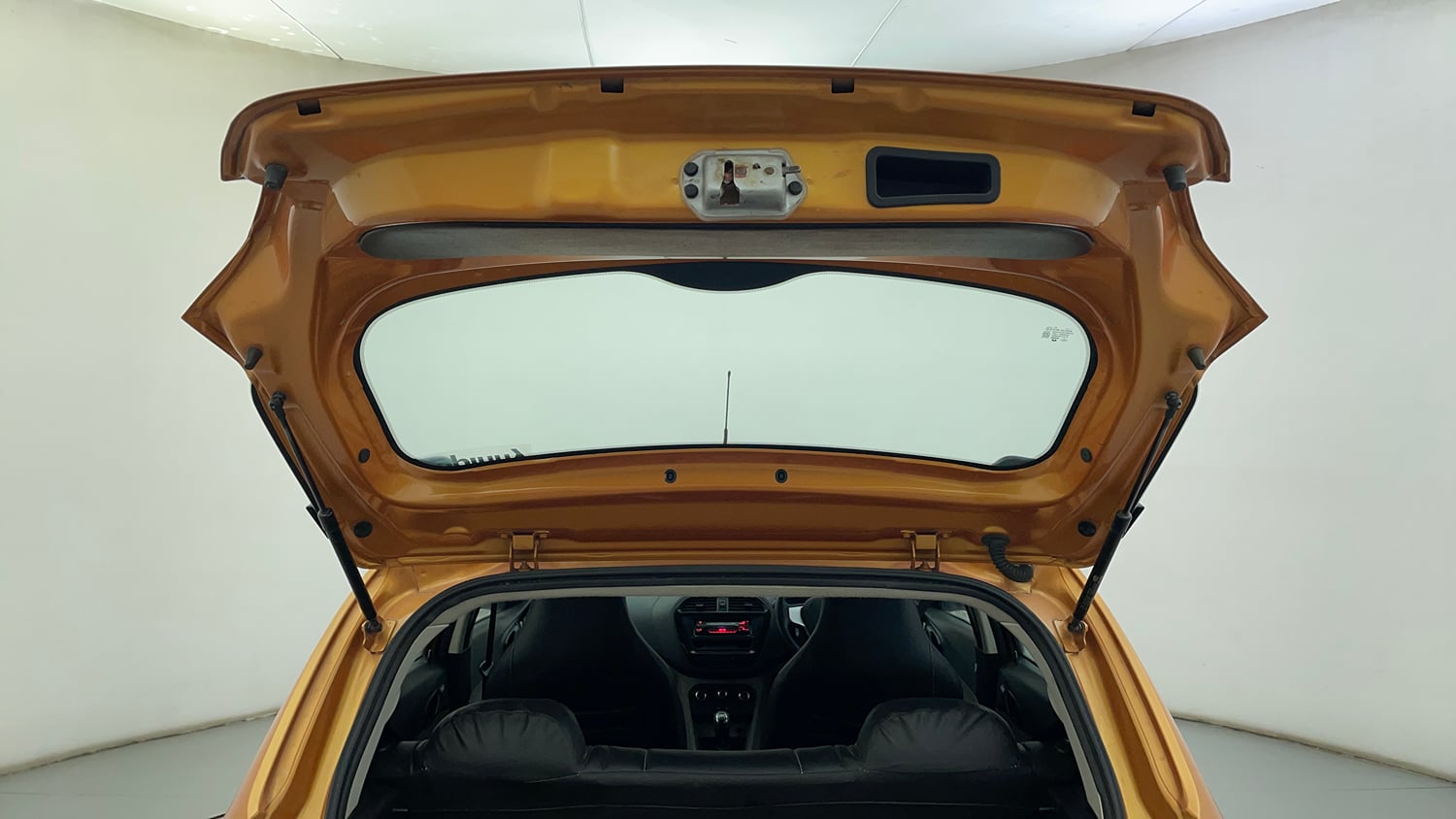 Used 2017 Tata Tiago Revotron XM Petrol Manual interior DICKY DOOR OPEN VIEW