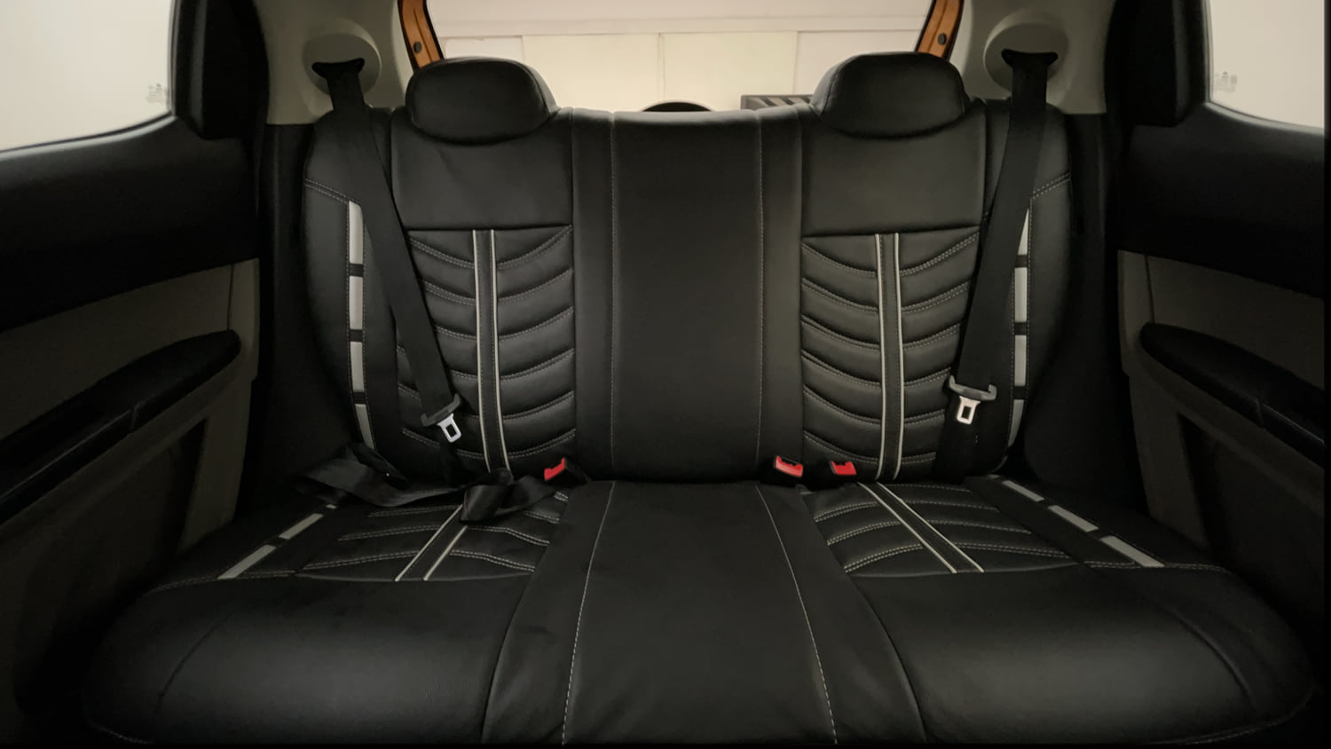 Used 2017 Tata Tiago Revotron XM Petrol Manual interior REAR SEAT CONDITION VIEW
