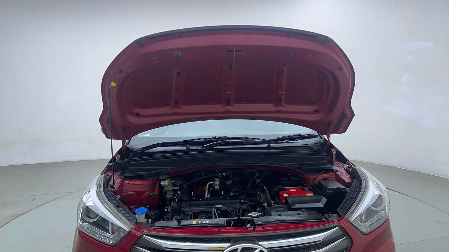 Used 2018 Hyundai Creta SX Plus 1.6 AT Petrol Petrol Automatic engine ENGINE & BONNET OPEN FRONT VIEW