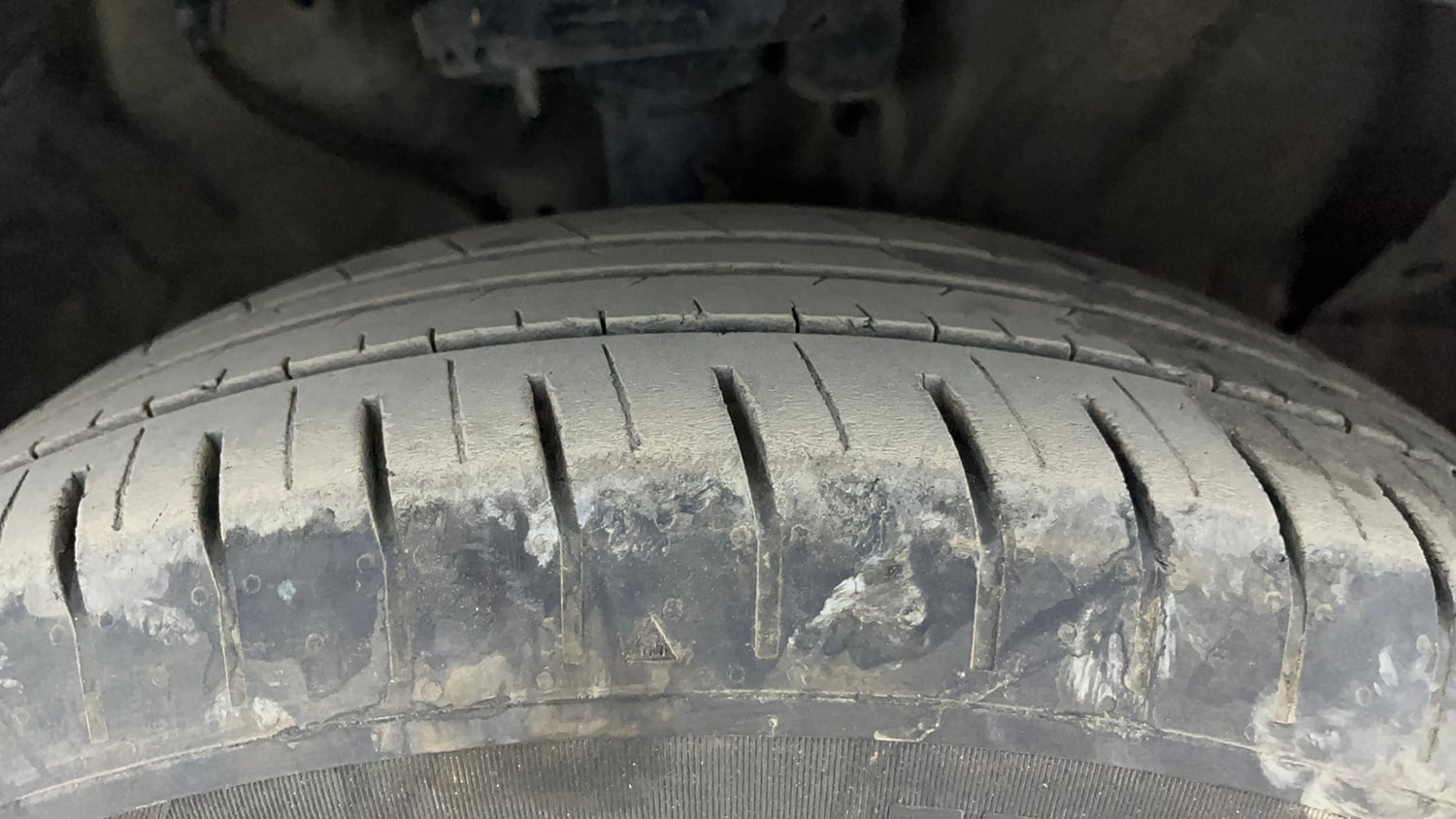 Used 2019 Kia Seltos HTK Plus 1.5 Diesel Diesel Manual tyres RIGHT FRONT TYRE TREAD VIEW