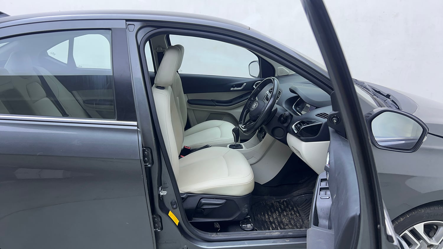 Used 2023 Tata Tigor XZA Plus Leatherette Pack Petrol Automatic interior RIGHT SIDE FRONT DOOR CABIN VIEW