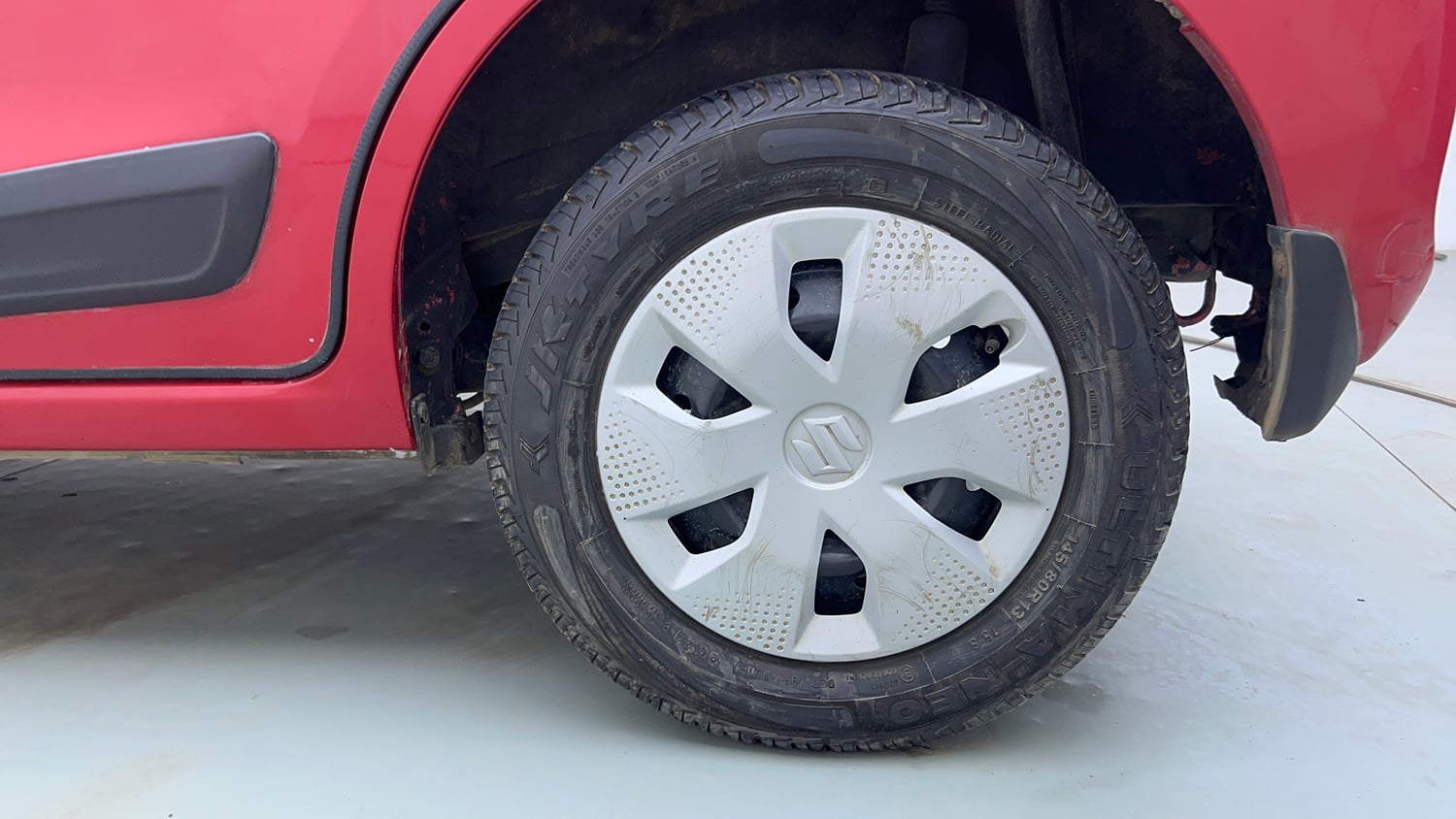 Used 2024 Maruti Suzuki Alto K10 VXi Plus AGS Petrol Automatic tyres LEFT REAR TYRE RIM VIEW