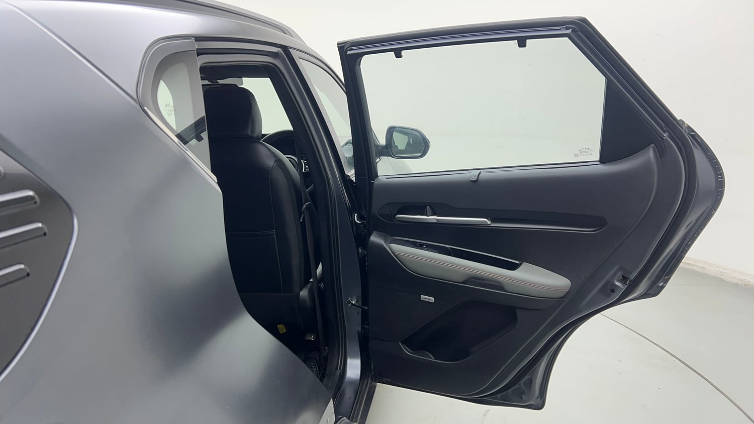 Used 2023 Kia Sonet X Line 1.0 DCT Petrol Automatic interior RIGHT REAR DOOR OPEN VIEW