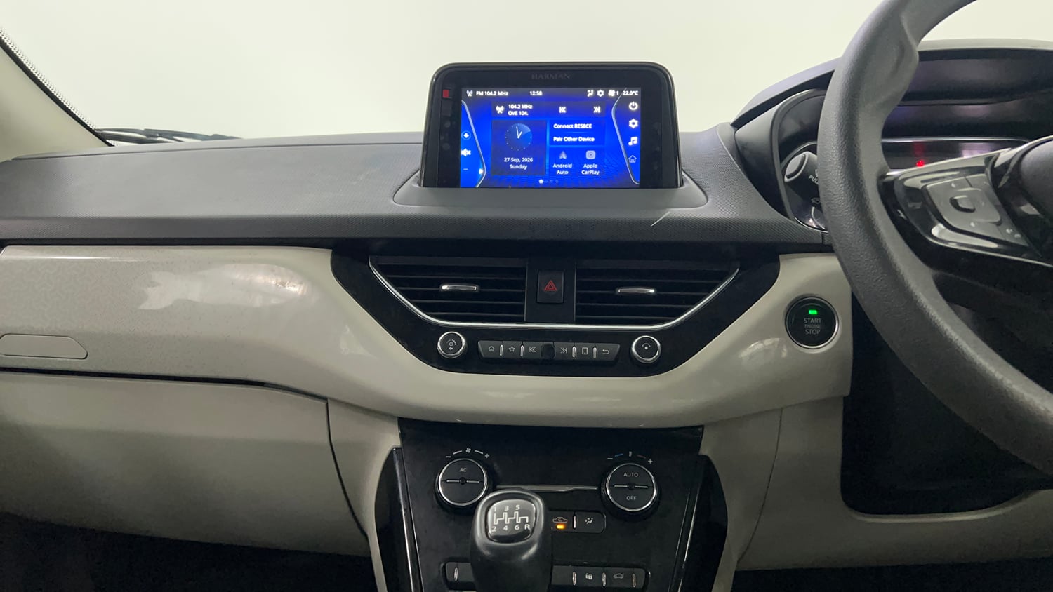 Used 2021 Tata Nexon XZ Plus Diesel Diesel Manual interior MUSIC SYSTEM & AC CONTROL VIEW