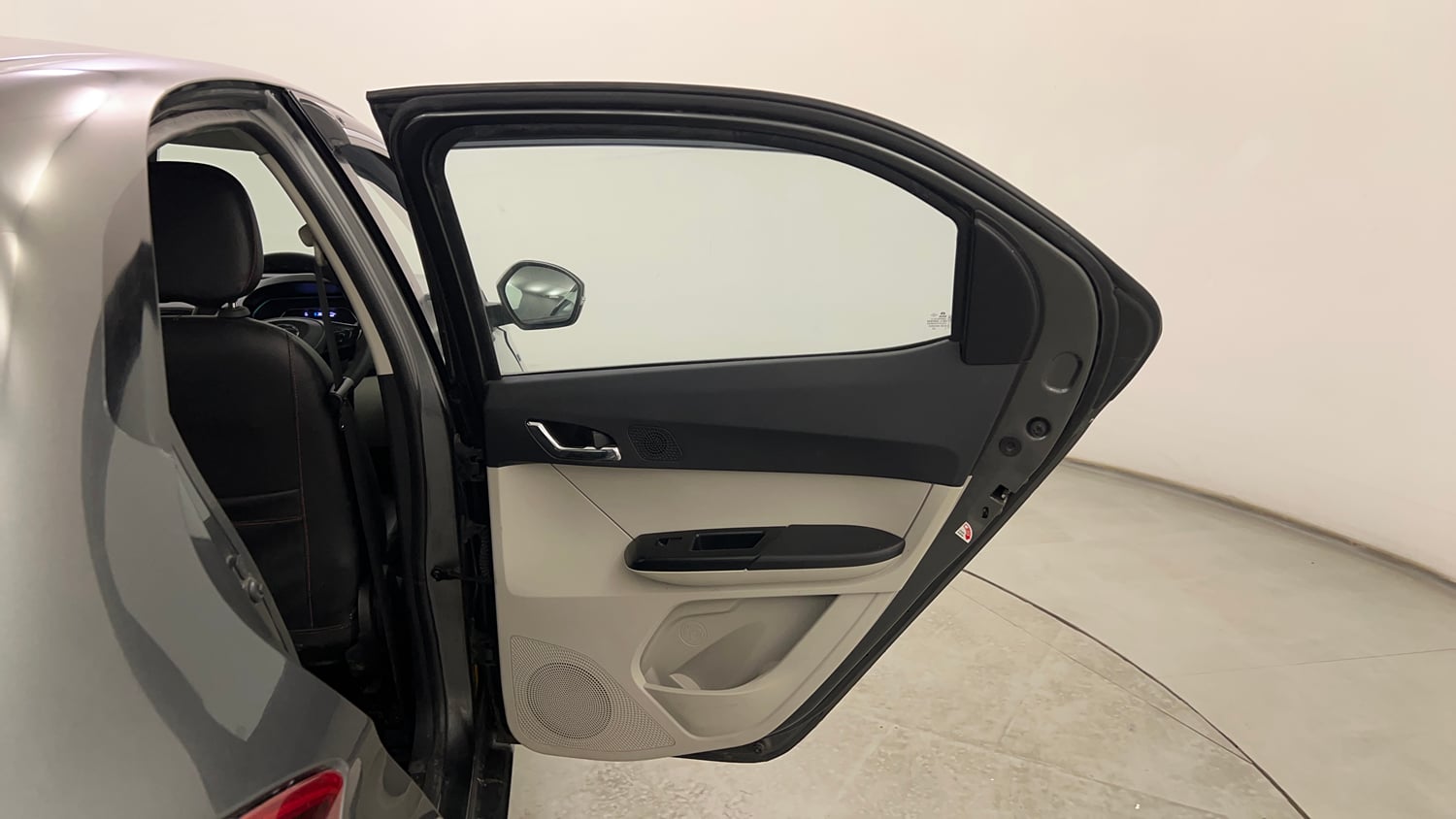 Used 2023 Tata Tiago EV XZ Plus Long Range Electric Automatic interior RIGHT REAR DOOR OPEN VIEW