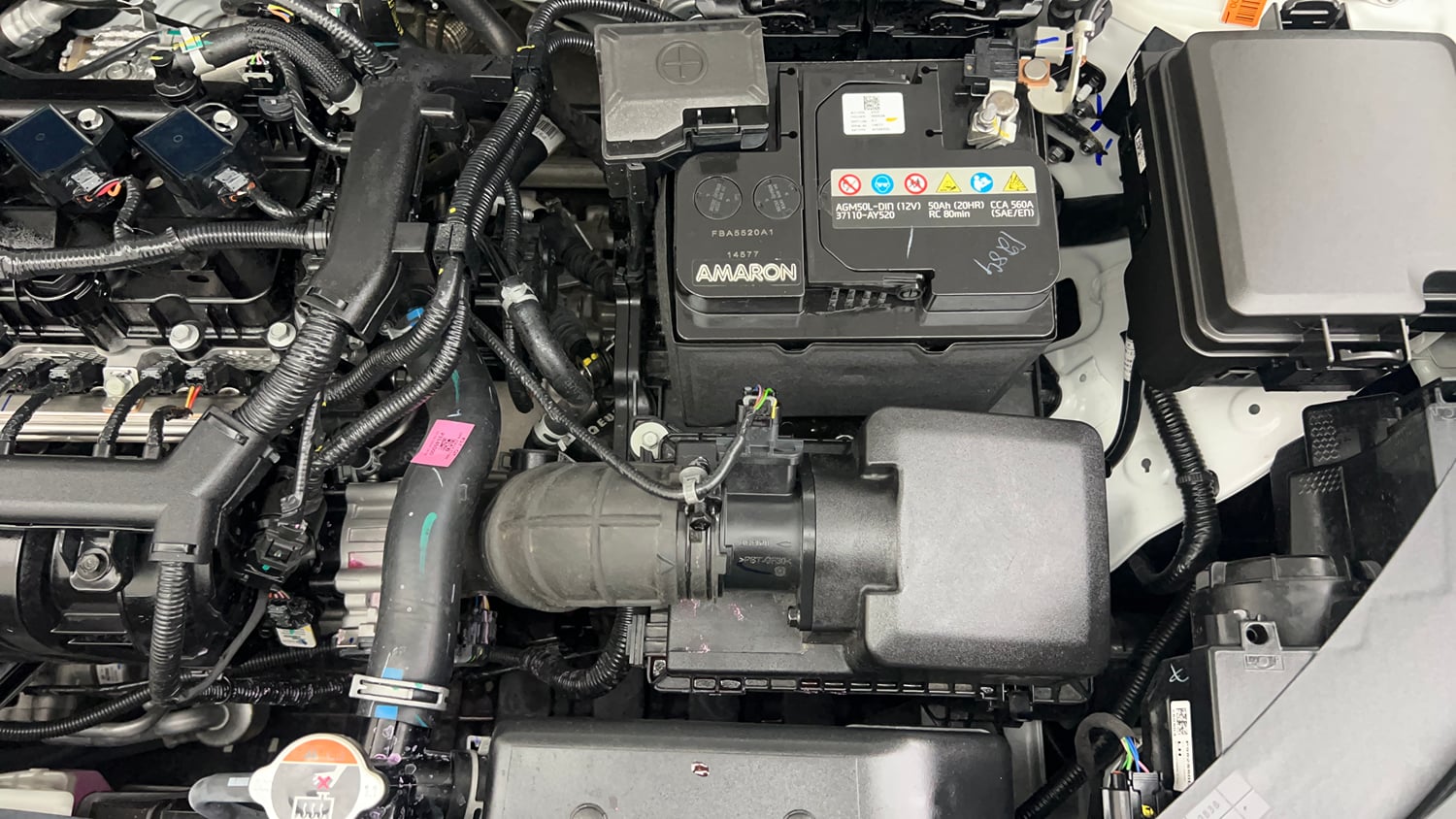 Used 2026 Kia Sonet HTK Plus 1.2 Petrol MT Petrol Manual engine ENGINE LEFT SIDE VIEW
