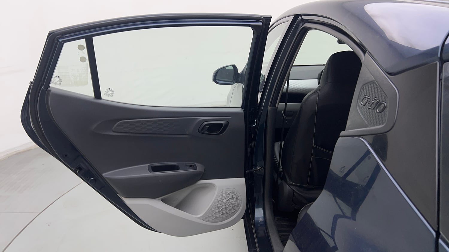 Used 2019 Hyundai Grand i10 Nios Magna AMT 1.2 Kappa VTVT Petrol Automatic interior LEFT REAR DOOR OPEN VIEW