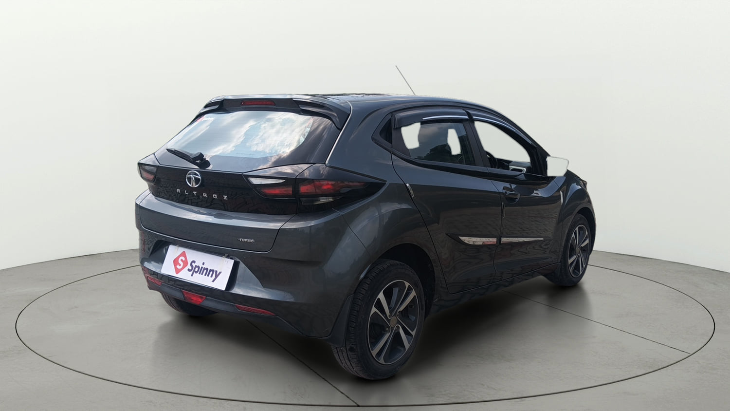 Used 2022 Tata Altroz XZ Plus i-Turbo Petrol Petrol Manual exterior RIGHT REAR CORNER VIEW