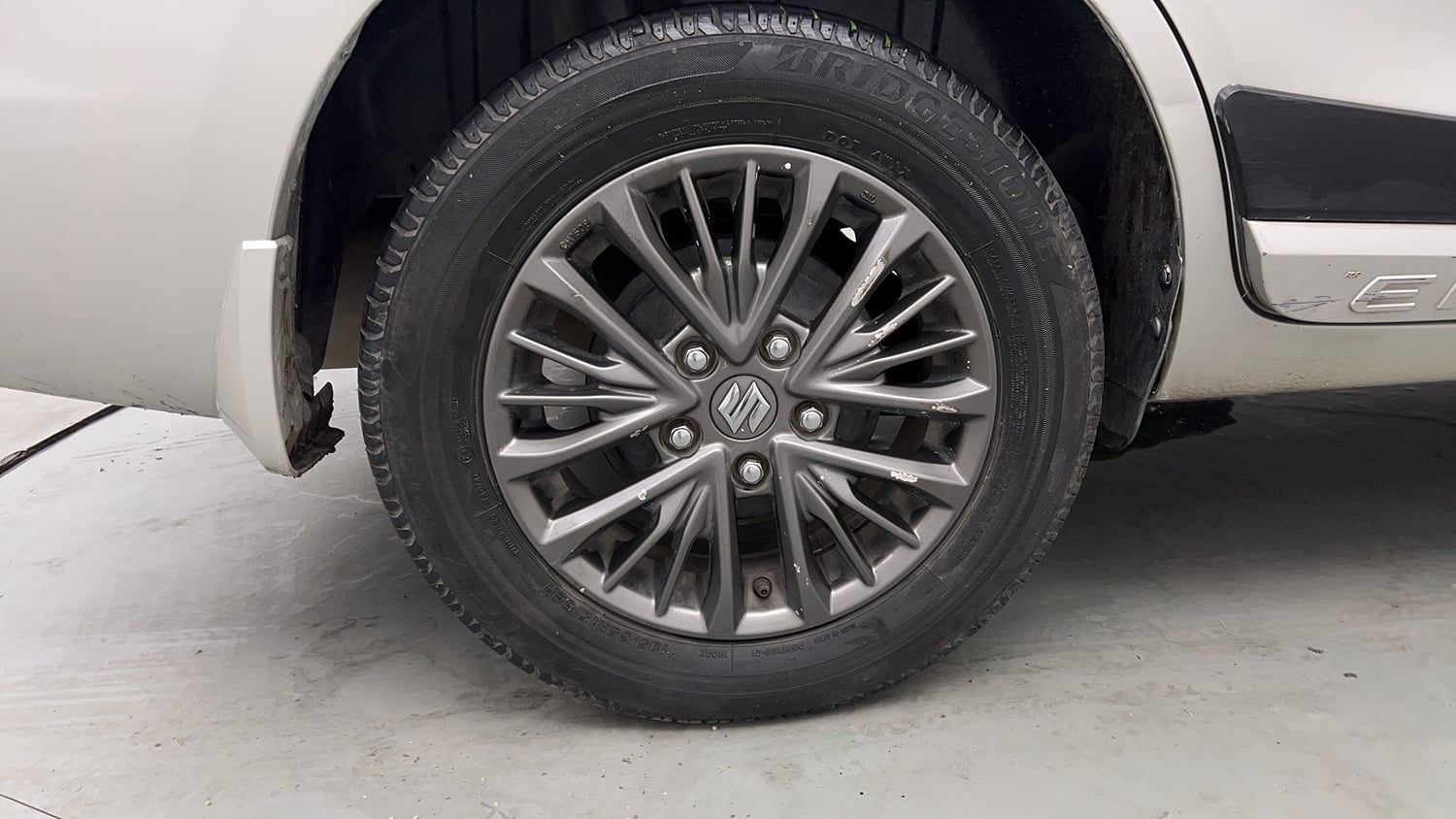 Used 2019 Maruti Suzuki Ertiga ZDi Plus 1.5 Diesel Diesel Manual tyres RIGHT REAR TYRE RIM VIEW