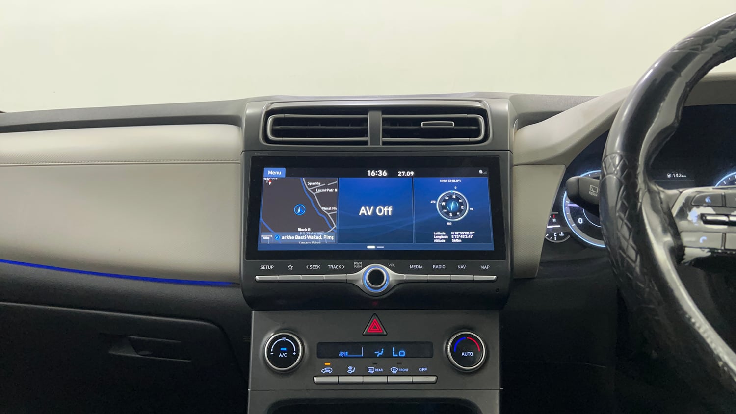 Used 2023 Hyundai Creta SX 1.5 Diesel Diesel Manual interior MUSIC SYSTEM & AC CONTROL VIEW