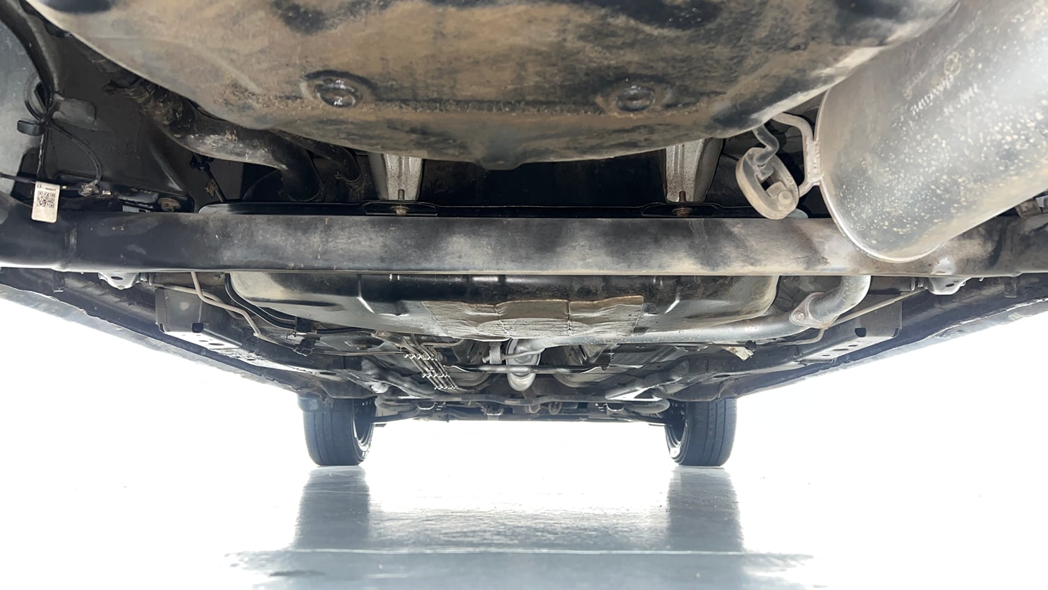 Used 2023 Tata Tigor XZ CNG Cng Manual extra REAR UNDERBODY VIEW (TAKEN FROM REAR)