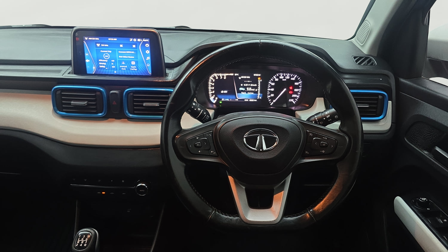 Used 2022 Tata Punch Creative Dual Tone Petrol Manual interior STEERING VIEW