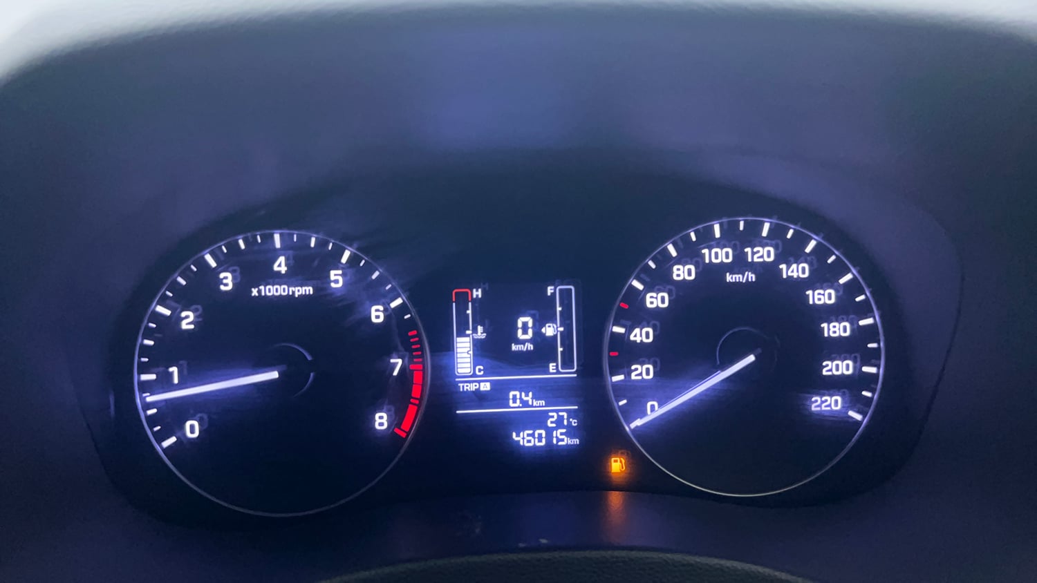 Used 2017 Hyundai Creta 1.6 SX Plus Petrol Special Edition Petrol Manual interior CLUSTERMETER VIEW