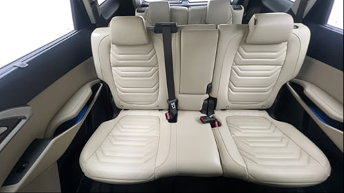 Used 2023 Kia Carens Luxury Plus 1.5 Diesel AT 7 STR Diesel Automatic interior REAR SEAT CONDITION VIEW
