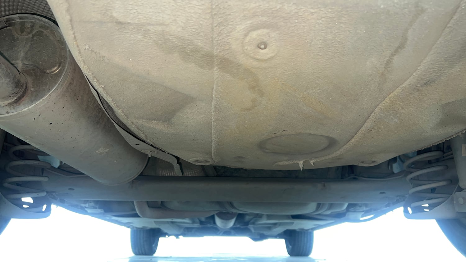 Used 2021 Skoda Rapid New Active 1.0 TSI AT Petrol Automatic extra REAR UNDERBODY VIEW (TAKEN FROM REAR)
