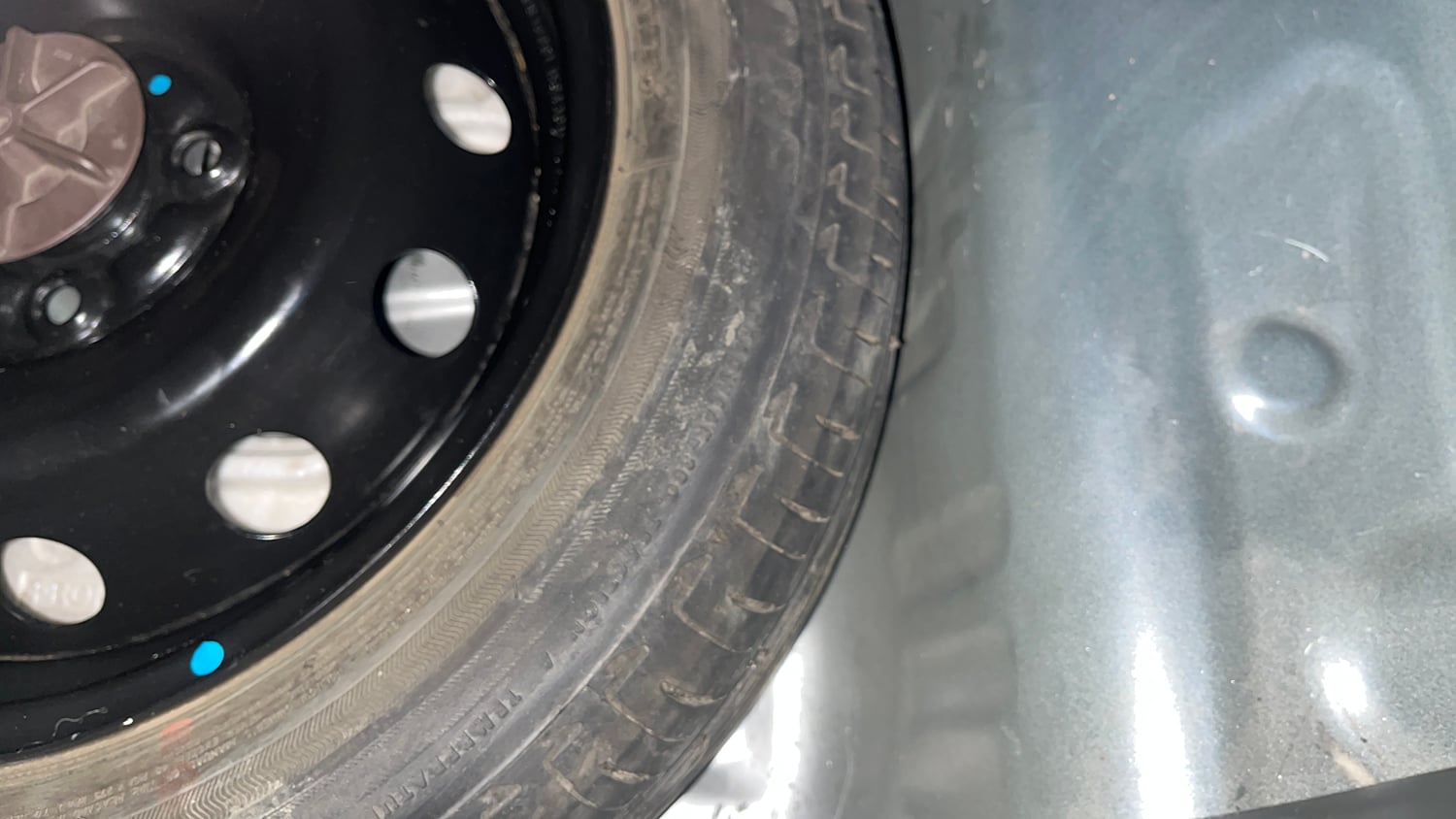 Used 2024 Maruti Suzuki Ignis Delta 1.2 MT Petrol Manual tyres SPARE TYRE VIEW